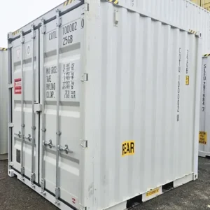 10Ft X 8Ft Shipping Container (One Trip) – White - Image 4