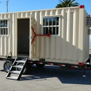 20ft Mobile Office Container With Trailer - Image 5