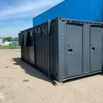 6 Steel Toilet Cabin 24Ft x 9Ft - Image 3